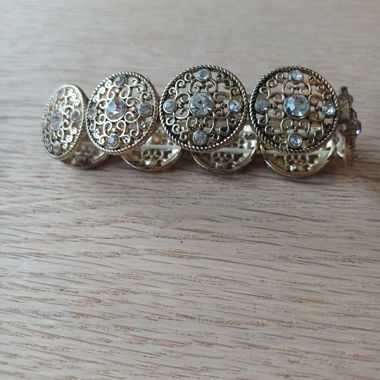 Bracciale in strass filigranato