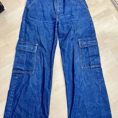 Blue cargo jeans - Brandy Melville