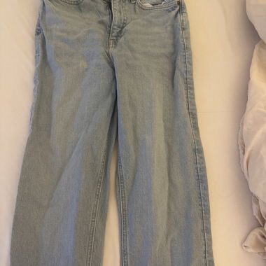 Jeans vita alta azzurro chiaro