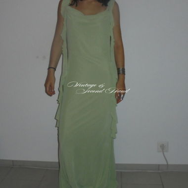 Robe vert pastel