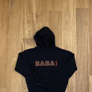 BABA oversized Hoodie black panther