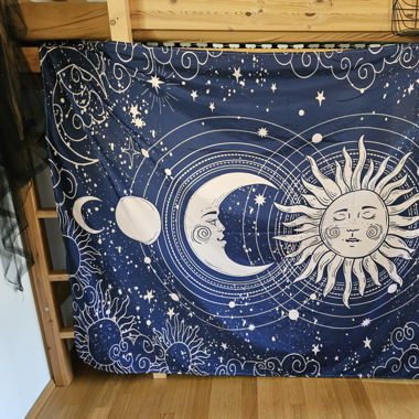 sun & moon wandtuch tapestry 