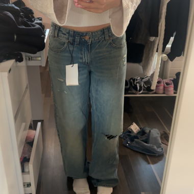 Jeans mit weiter Passform, Grösse 34