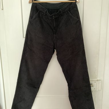 Pantaloni in velluto a coste neri OUR LEGACY