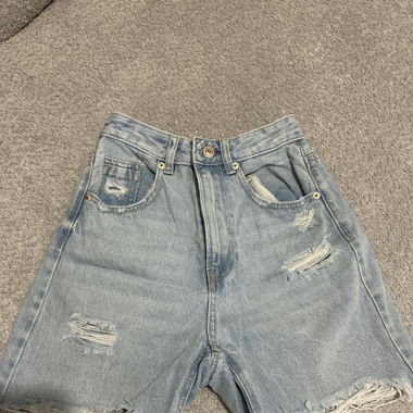 Short en jeans