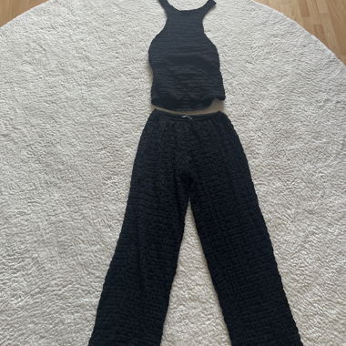 ZARA black two-piece set M