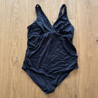 Maillot de bain noir robe de bain mode grossesse M/38