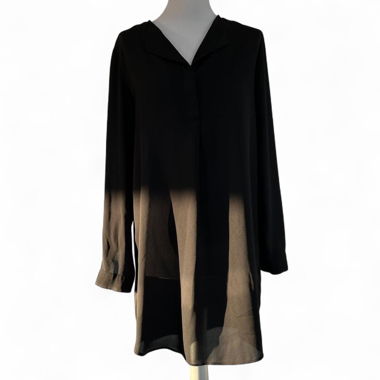 CHIFFON SHIRT DRESS