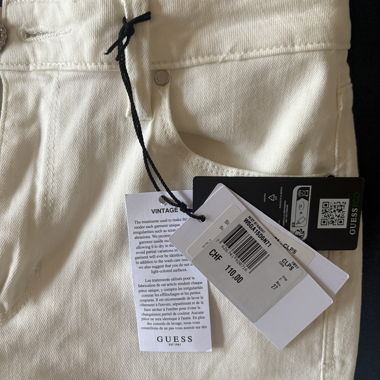 Jeans Guess mi-hauteur à coupe droite Gr. W27/S