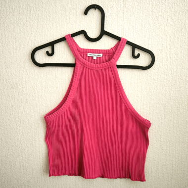 y2k pink summer top