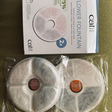 Filtres pour fontaine à eau pour chats Cattit (lot de 2)