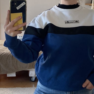 Ellesse sweater, blue white