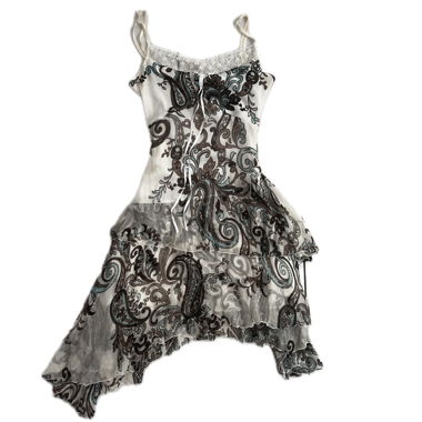 playmore layered lace dress