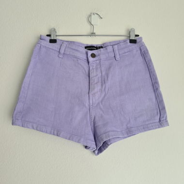 PLT Denim Shorts Lavender