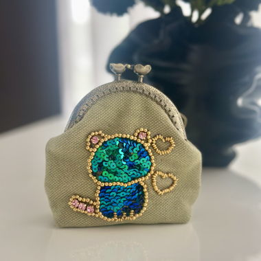 Carina Portamonete Fatta a Mano, Ottimo Regalo!