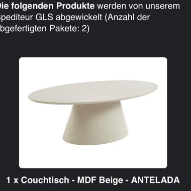 Couchtisch von Vente-Unique 