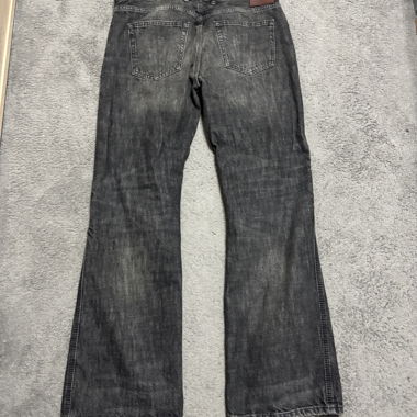 Zara washed black/grey flared jeans