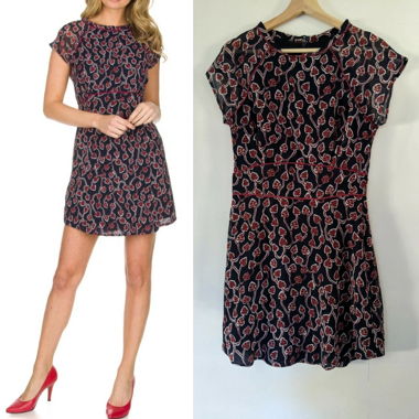 Robe florale IKKS pour femme