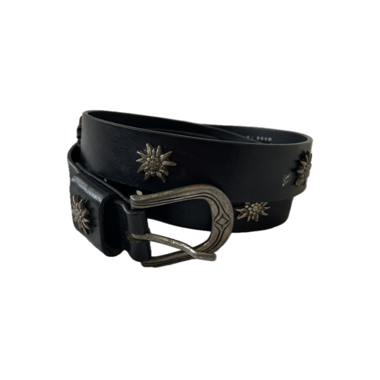 Ceinture Edelweiss argentée