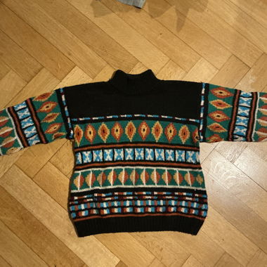 Pullover aus Strick mit ethnischem Muster