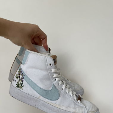 Nike Blazer Mid Indigo & Blume Obsidian