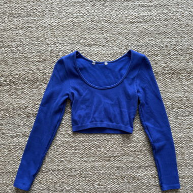 Cropped Langarmshirt