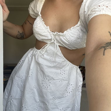 White Summer Dress Mini