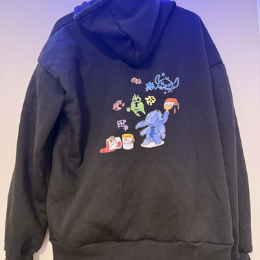 Black hoodie