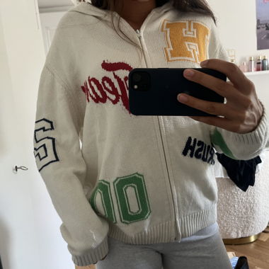Cardigan in maglia college Subdued
