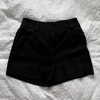 Shorts neri sartoriali