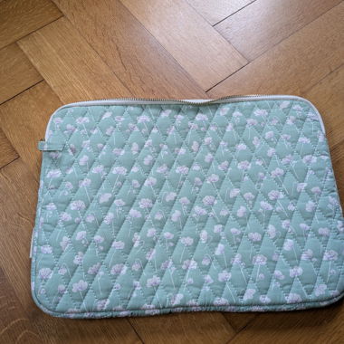 Housse d'ordinateur portable à motif floral
