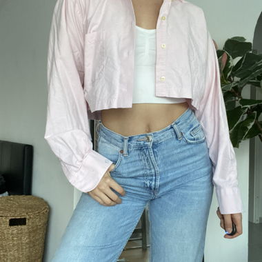 FIZZEN REWORK - cropped shirt
