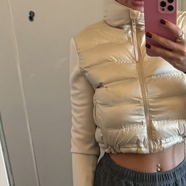 Giacca imbottita con zip taglia S