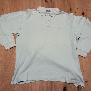 Vintage Fila Longsleeve Polo Mint Size M