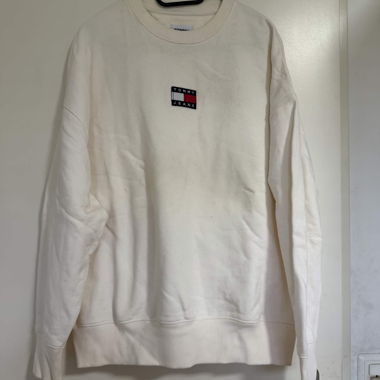 Felpa Tommy Jeans bianca