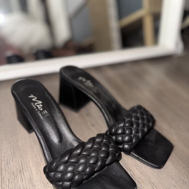 Sandale mules noires