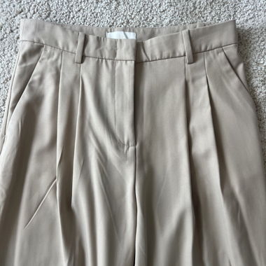 Beige H&M Suit Trousers New M