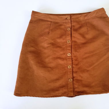 Jupe courte brune