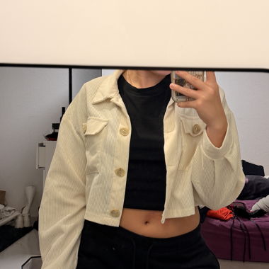 Corduroy Cropped Jacket