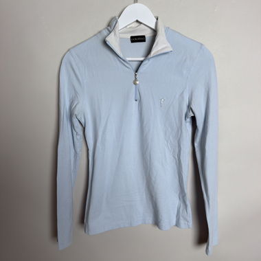 Golfino Light Blue Zip Top