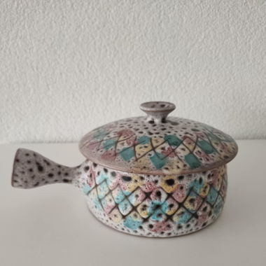 Caquelon/ Poêlon/ Saucière Céramique de Vallauris