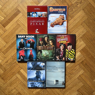 Set of 7 Disney DVDs and Movies
