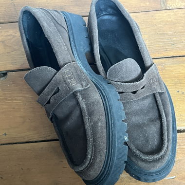 Leather Loafers Size 42 Brand Les Deux