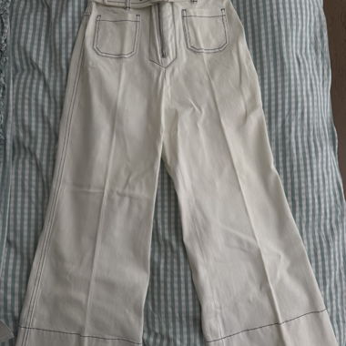 Miu Miu weisse Hose