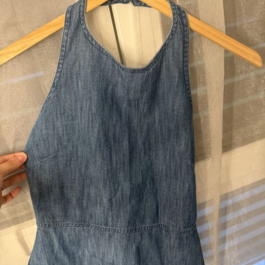 Backless Denim Top