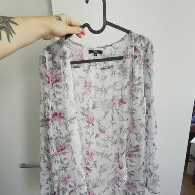 Transparente Bluse 