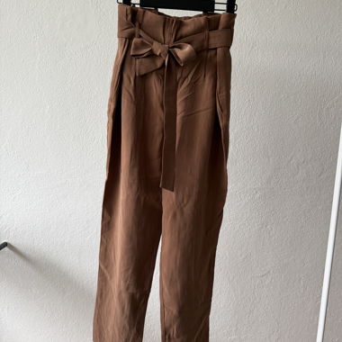 H&M Grosse 42 Hose Braun High