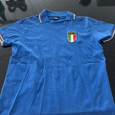 Maglia retro Copa Football Italia Mondiali 1982 XL