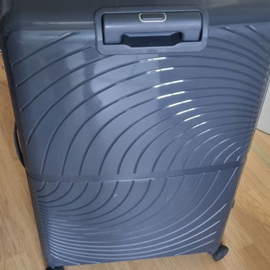 Big Grey Hard Shell Suitcase