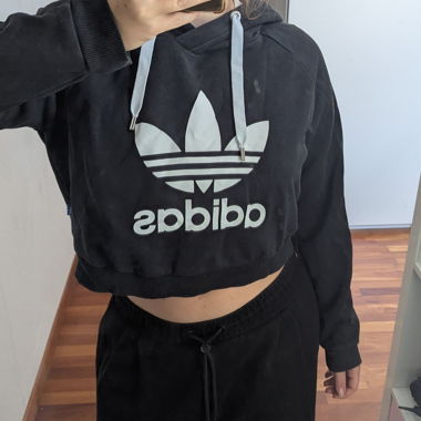 Adidas crop hoodie